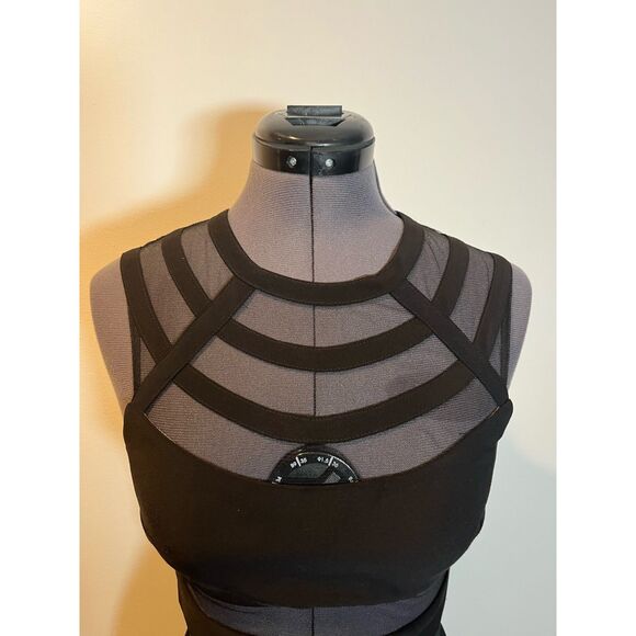 NWT Betsy & Adam Long Bodycon Dress with Cutouts - Picture 4 of 12